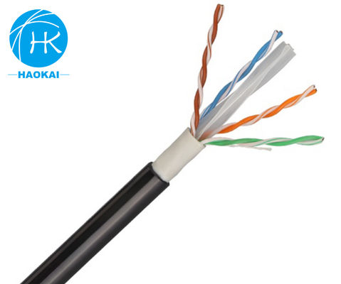 4 paires de câbles LAN en intérieur torsadés UTP CAT6A câble réseau en cuivre pur