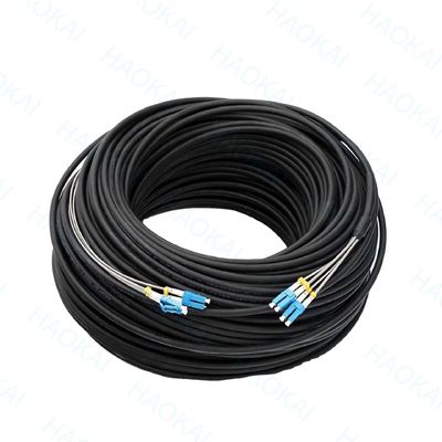 FTTH Fibre Drop Patch Cord SC APC FC ST LC Fil d'acier FRP Systèmes de centres de données