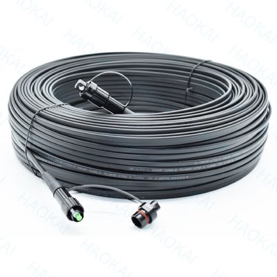 SC APC FTTA Cable à fibre optique 5,0 mm G657A2 LSZH 5M Cordon de patch noir