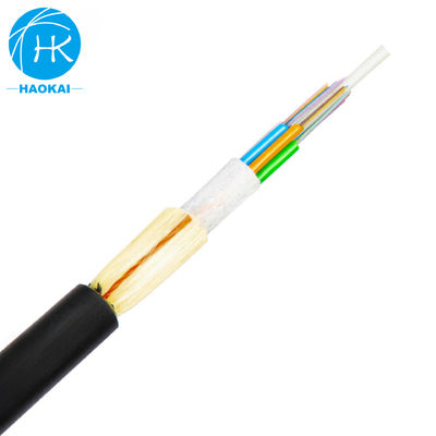 Cable optique extérieur ADSS léger Tous les médias Cable optique en fibre optique autoportant