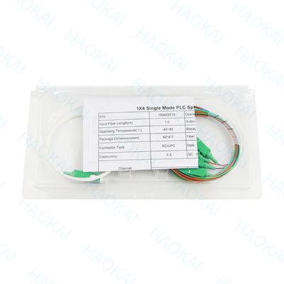 Splitter à fibre optique pour tubes en acier mini FTTH 1x16 PLC Splitter avec connecteur SC UPC