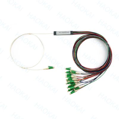 LC APC 1x16 connecteur Fibre PLC Splitter Mini tube en acier Fibre optique Splitter