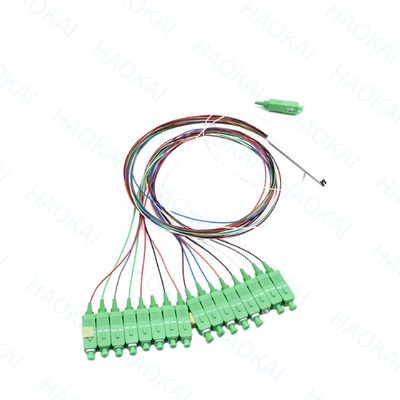 LC APC 1x16 connecteur Fibre PLC Splitter Mini tube en acier Fibre optique Splitter