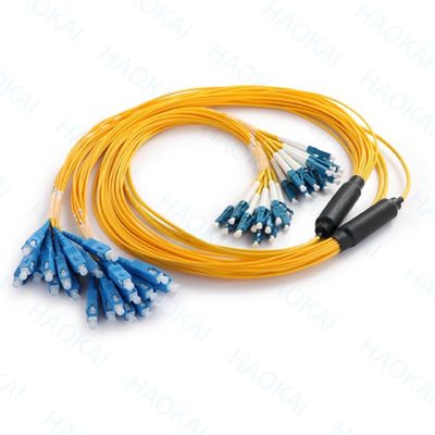 Disjoncteur à mode unique Sc Cord de patch en fibre optique 12 cœurs Duplex OS2