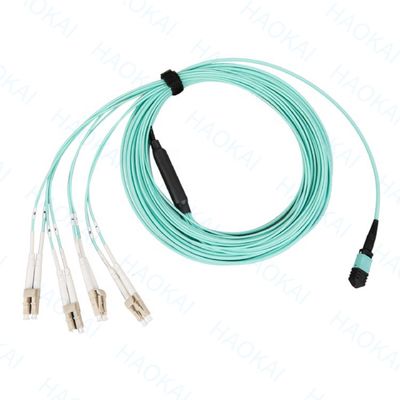 Disjoncteur à mode unique Sc Cord de patch en fibre optique 12 cœurs Duplex OS2