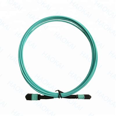 12 cœurs Multimode fibre optique patch câble avec MPO connecteur LC