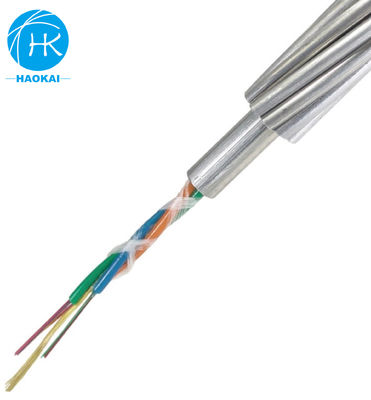 Cable de fibre OPGW extérieur pour tuyauterie aérienne à travers et enterré avec une protection supérieure