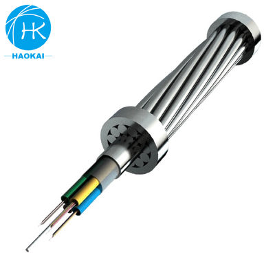 Cable de fibre OPGW extérieur pour tuyauterie aérienne à travers et enterré avec une protection supérieure