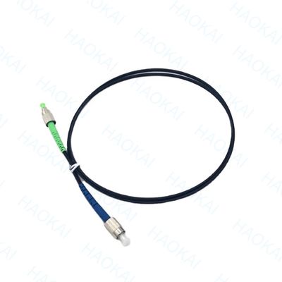 Réseau FTTH câble de patch intérieure câble de fibre SC APC 1 noyau FRP fil d'acier