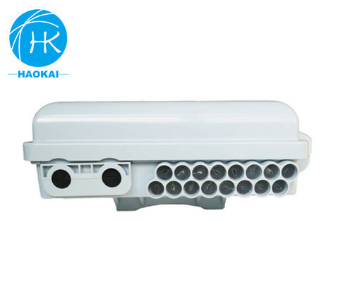Boîte de jonction en fibre optique extérieure imperméable à l'eau Boîte FTTH en plastique à 16 cœurs