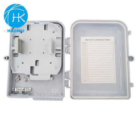 Boîte de jonction en fibre optique extérieure imperméable à l'eau Boîte FTTH en plastique à 16 cœurs