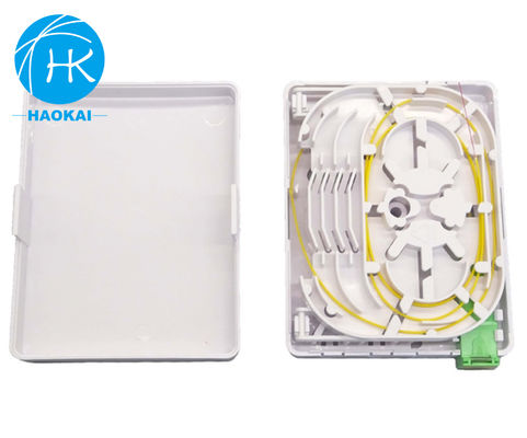 Boîte à rosettes en fibre de paroi 1port 2port mini-plaque optique FTTH