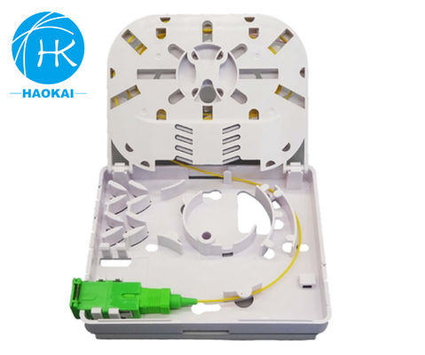 Boîte à rosettes en fibre de paroi 1port 2port mini-plaque optique FTTH