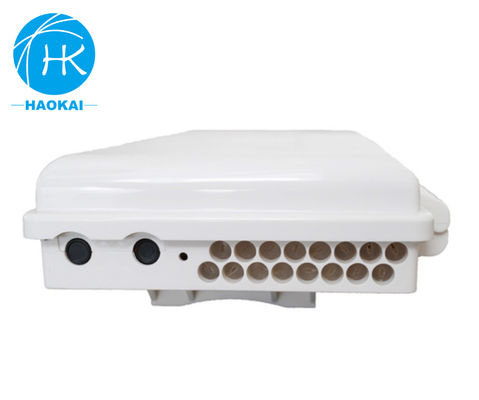 Boîte de terminaison en plastique FTTH ABS montée sur un poteau Boîte de jonction optique 16core
