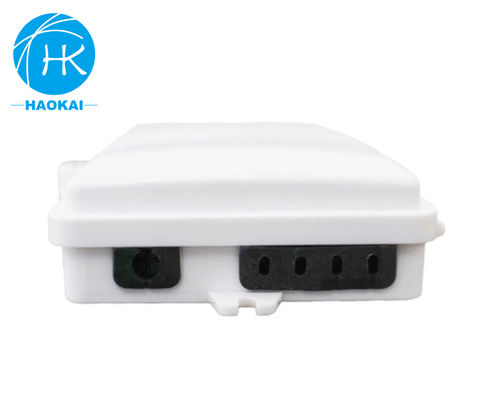 Boîte de jonction à fibres optiques à 4 ports en extérieur, boîte de distribution à fibres optiques montée sur le mur