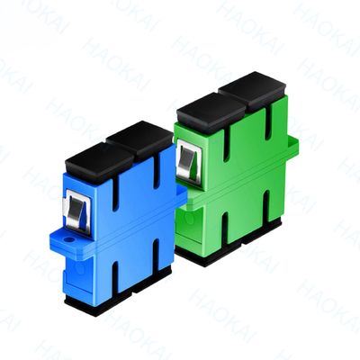 PVC Duplex SC APC UPC Adaptateur 1260nm - 1650nm Longueur d'onde Pour les télécommunications