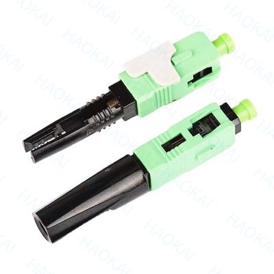 0.3db 60mm SC APC Connecteur rapide SM FTTH Connecteur rapide à fibre optique