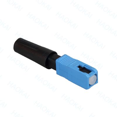 SC UPC Connecteur rapide à fibre optique 0,9 mm 2,0 mm Connecteur à fibre optique SC à mode unique