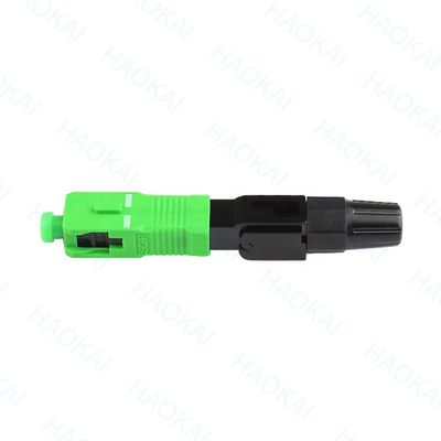 SC APC Connecteur rapide FTTH Télécommunication par câble à décharge Connecteur rapide à fibre optique