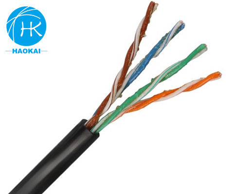 CCA UTP CAT5E câble LAN rempli de gelée extérieure résistant aux températures élevées