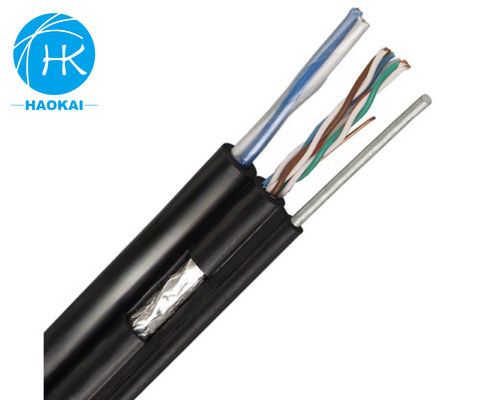 Cable UTP extérieur CAT5E Cable LAN en cuivre pur avec alimentation et messagerie