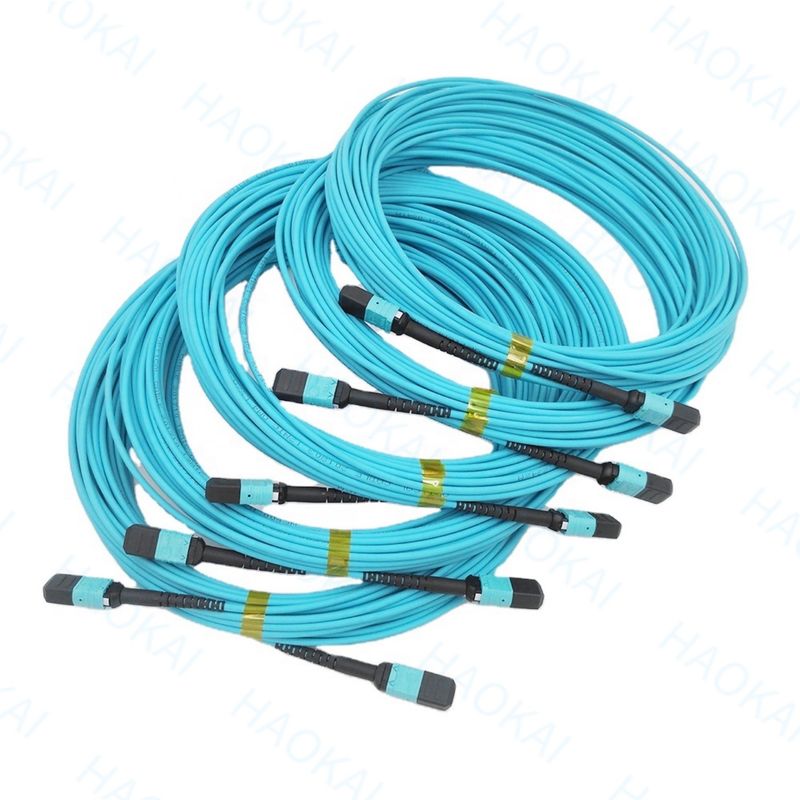Cable de patch en fibre optique OM3 MPO / MTP compact