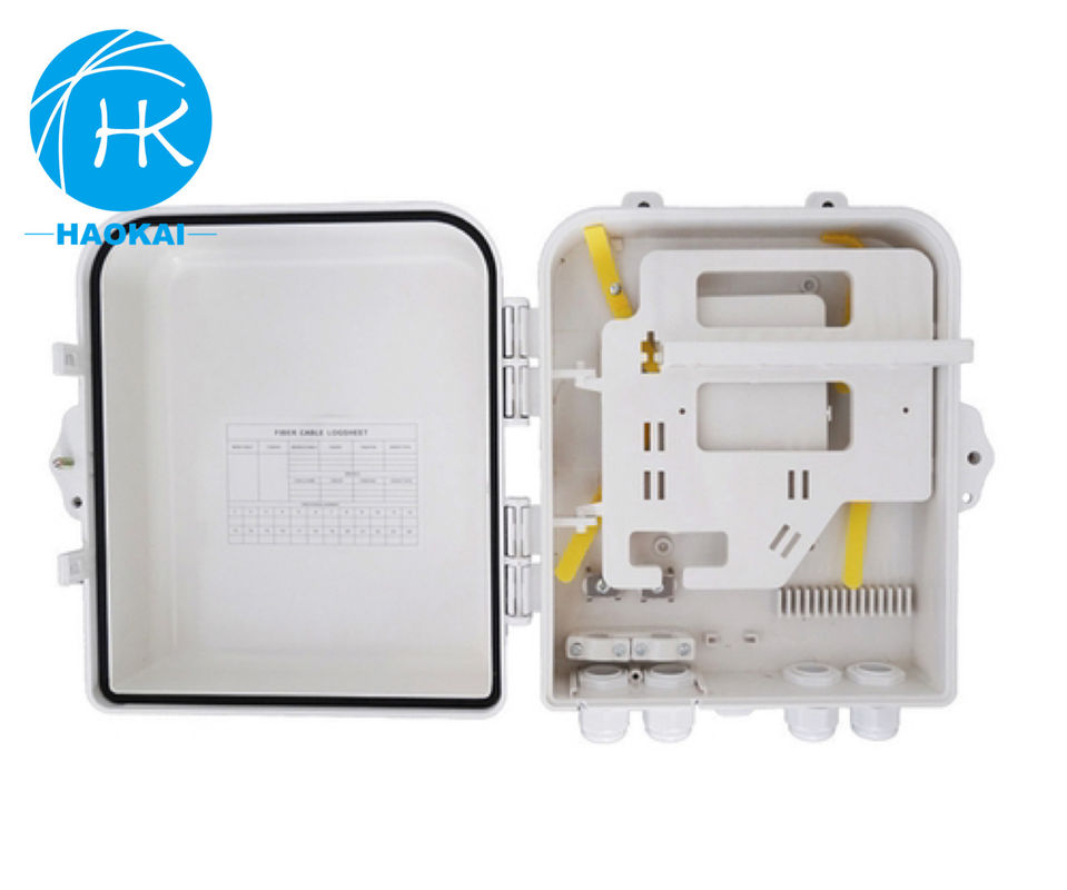 Boîte de terminaison FTTH à fibres optiques en acier Boîte de jonction à fibres optiques en acier 24 cœurs