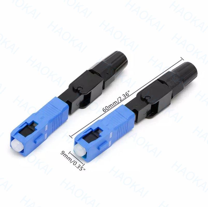 Cable FTTH à goutte à goutte fibre optique connecteur rapide fibre SC UPC connecteur rapide